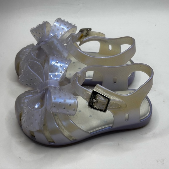Mini Melissa Jelly Bow Sandal SZ 6 - Picture 3 of 6